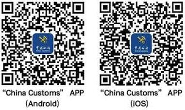 China customs app